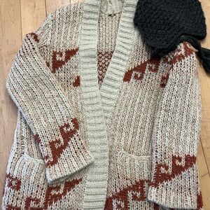 Cozy Chunky Knit Cardigan Sweater
